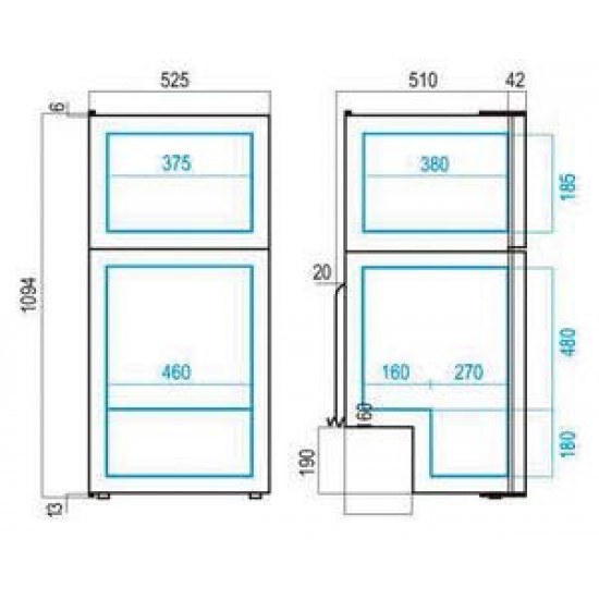 Buzdolabı/Dondurucu. Model DP150i