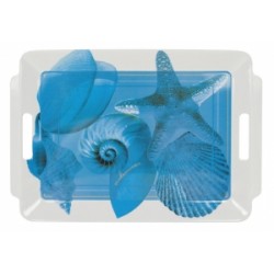 Topoplastic Ocean serisi melamin büyük tepsi