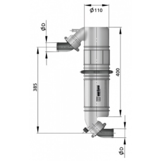 Vetus Muffler/Goose Neck