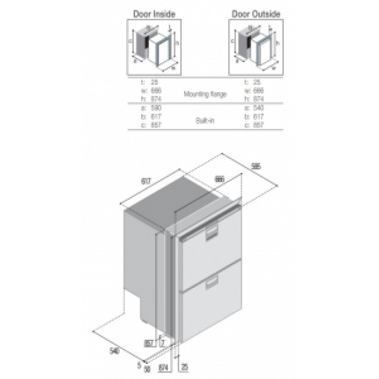 Hepsi Bir Arada Buzdolabı. Model DRW180A 