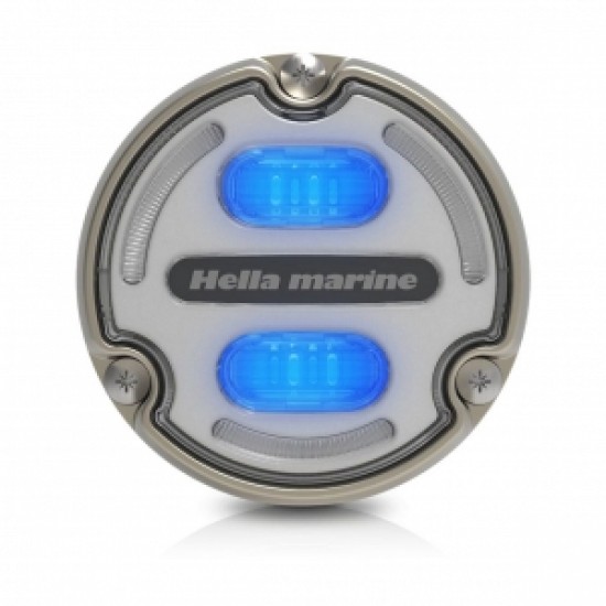 Hella Marine Apelo A2 Bronz Beyaz/Mavi su altı aydınlatma lambası 