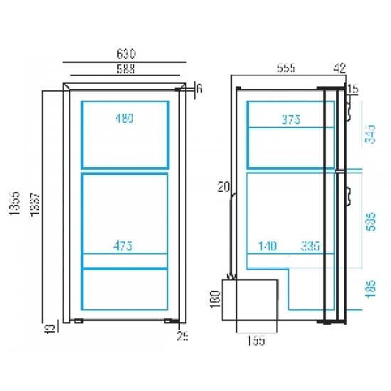 Buzdolabı/Dondurucu. Model DP2600i