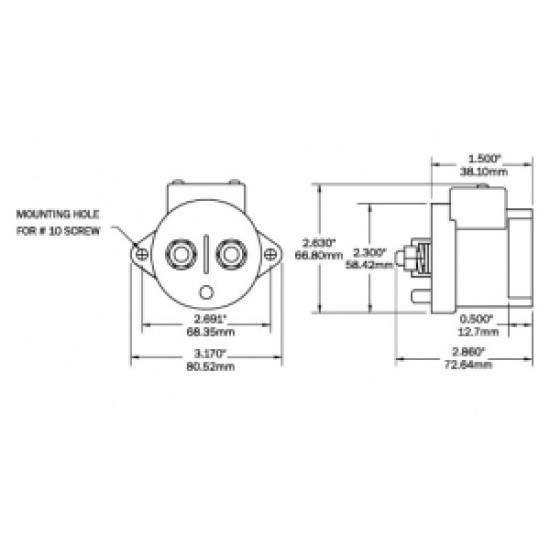 Blue Sea Systems L serisi Solenoid switch